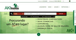 Desktop Screenshot of imobiliariaaki.com.br